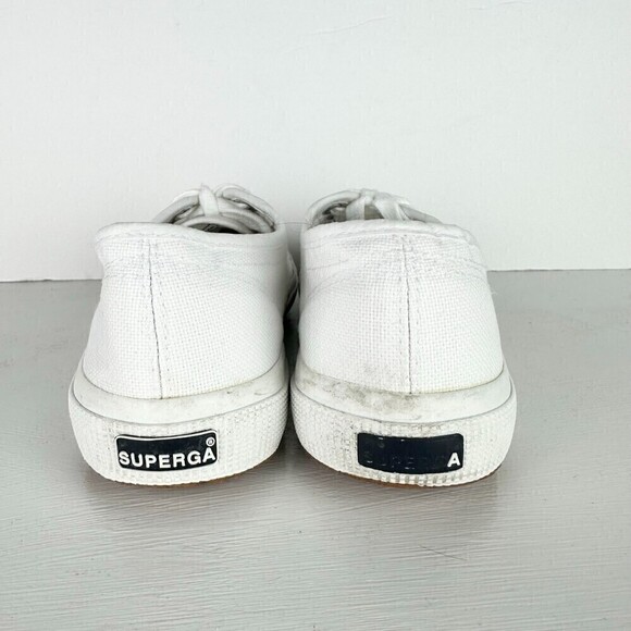 Superga 2750 Cotu Classic Canvas Sneaker White Women's Size 10 - Picture 6 of 8